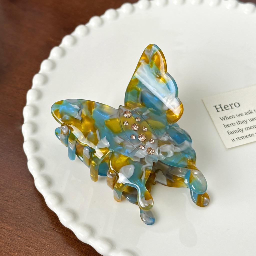 Fashionable And Stylish Rhinestone Butterfly Hair Clip Perfect For Everyday Use