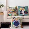 Miss K-Kobayashis D-Dragon Maid Maple Design Cushion Cover Happy Autumn Harvest Decor Holiday Decorati Pillow Cover