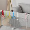 4Pcs Baby Pull Up Rings for Walking Exercises Easy Install Baby Gym Stand Up Assistant Rings Cute Baby Cot Hanging Rings