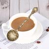 Coffee Spoon Carved Teaspoon Vintage European Palace Design Tableware Dessert Spoons for Kitchen KTY