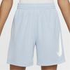 Nike Dri-Fit Color Block Logo Print Elastic Waist Kids Shorts Kids Shorts Light-Armory-Blue White DX5361-440