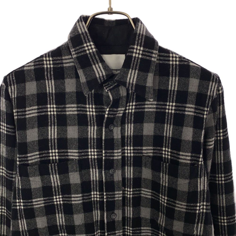 Shinya Yamaguchi Made In Japan Wool Blend Long Sleeve Check Shirt Men's Used