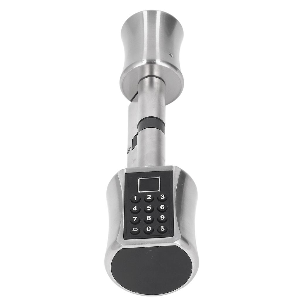 Smart Cylinder Lock Fingerprint Password Door Lock for 40 To 100mm Door Thickness Home Office