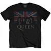 Queen Unisex Adult Union Jack T-Shirt