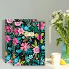 2025-2026 Planner Jul 2025 - Jun 2026 12 Month Daily Weekly Monthly Planner Floral Print Spiral Binding Notebook for Home Office School