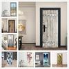 3D Wallpaper Self Adhesive Door Mural Removable Vinyl Home Decor Art Decal Wooden Scenery Wall Poster Stickers Porte Deursticker