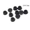 10Pcs Black Rubber Round Cabinet Instrument Case Feet Foot Circular Bumpers Pads