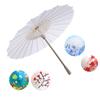 Wedding Birthday Long-handle Photography Prop Painting Supplies Paper Umbrella Dance Prop