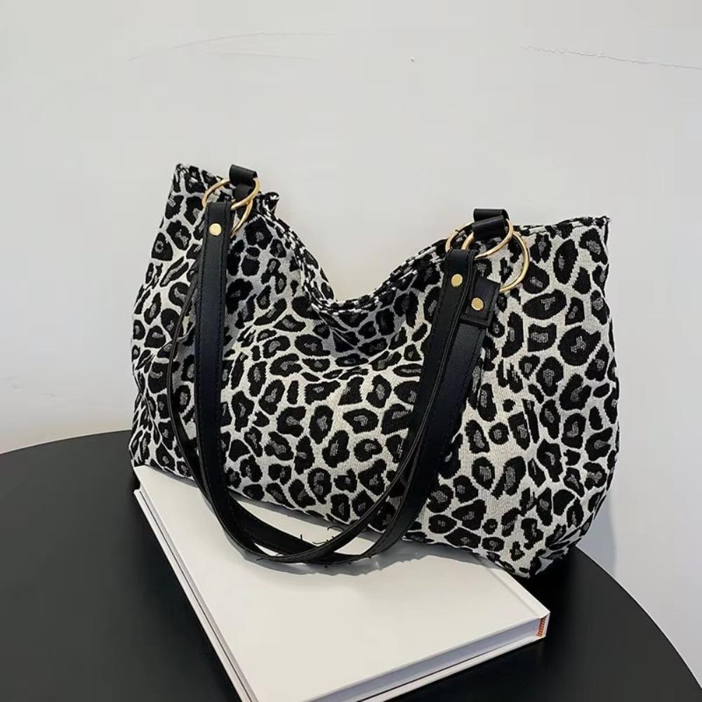 Y2k Single Shoulder Bag Street Style Women Handbags Fashion Leopard Tote Bag  Outdoor