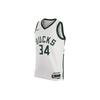 NBA Bucks Jersey Fan Edition 22-23 - Giannis Antetokounmpo #34 Unisex Tops White DN2084-100