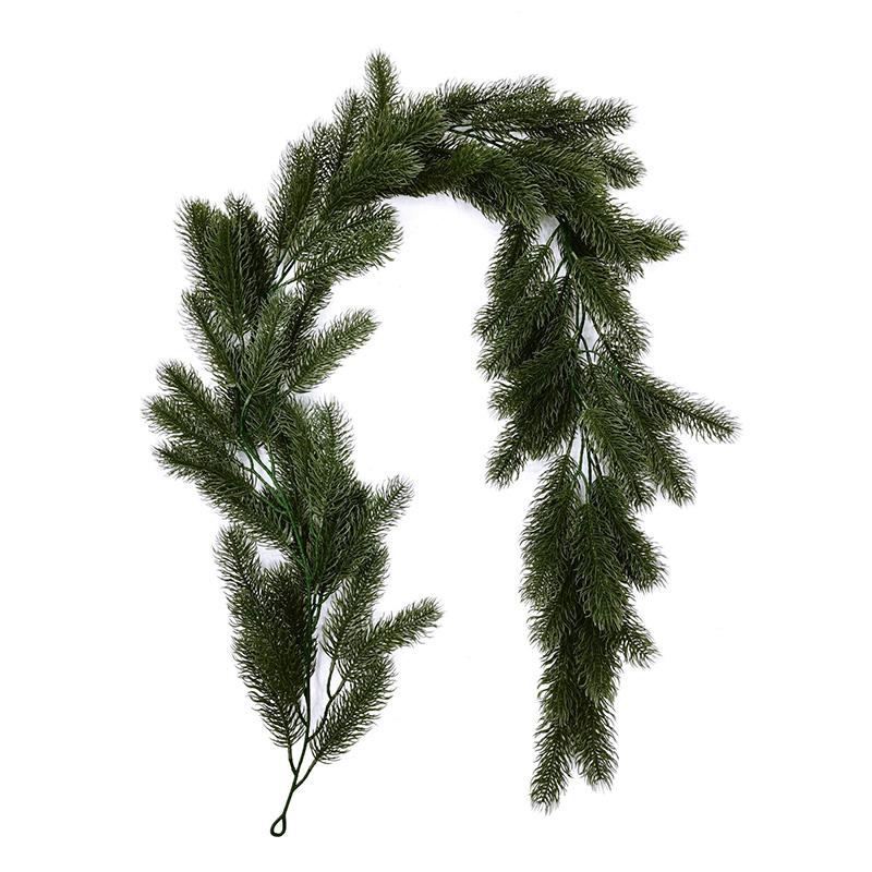 1PC Fashion Artificial Plant Pine Needle Christmas Vine Home Decor Xmas Garland Wall Hanging