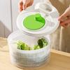 Salad Spinner Vegetable Dryer Large Capacity Vegetable Dehydrator Manual Vegetable Salad Spinner Drain Basket for Washing Greens Berries