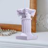 Creative Roman Pillar Statue Pedestal Stand Candlestick Sculpture Greek Column Figurine for Patio