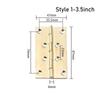 Multilayer Plating Cross Hinge Window Accessories Furniture Hardware  Cabinet Cupboard Window Door