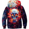 Children's Colorful Cool 3D Digital Printed Boys' Personalized Fashion Hoodie Sweatshirt