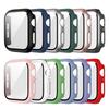 Tempered Glass+cover For Apple Watch 9 8 41mm 45mm 42mm 38mm PC Bumper Screen Protector Case iWatch Series 7 6 5 4 Se 44mm 40mm