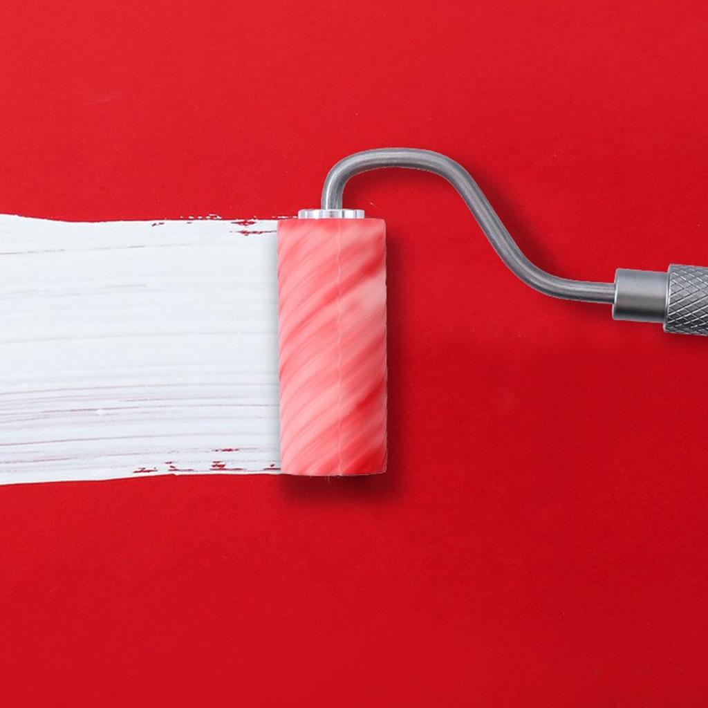 Upgrades Silicone Paint Roller with Brush Set with Tray Wall Painting Tool Completes Home Painting for House Improvement