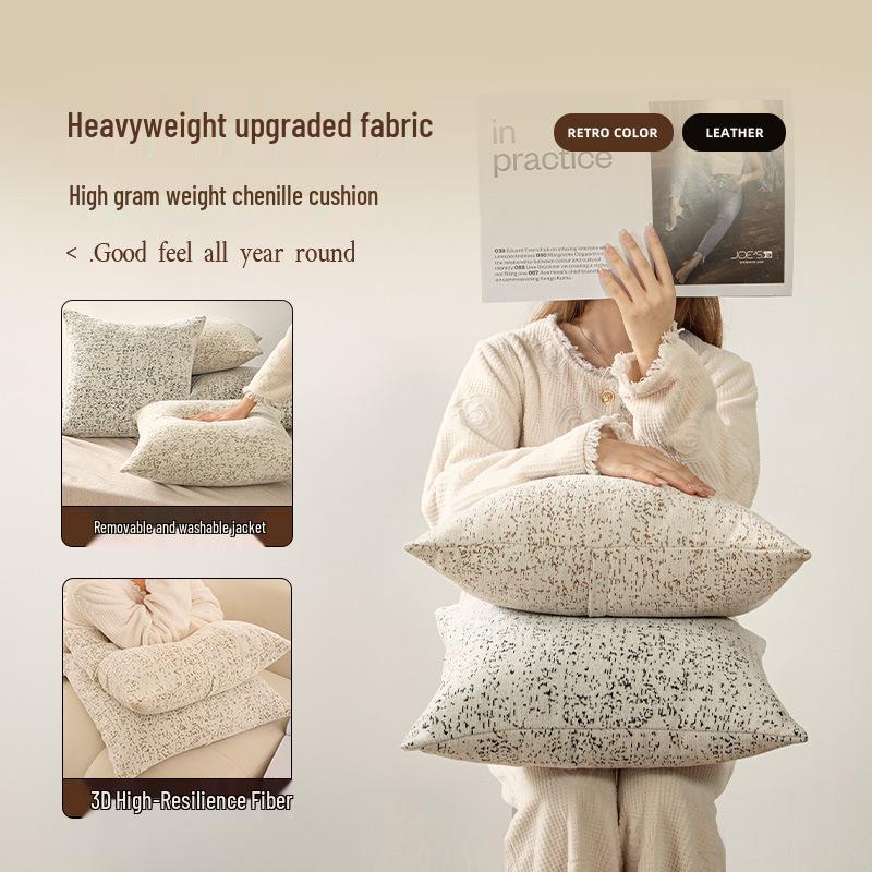 Sophisticated Jacquard Velvet Cushion for Sofa or Office Chair (2025)