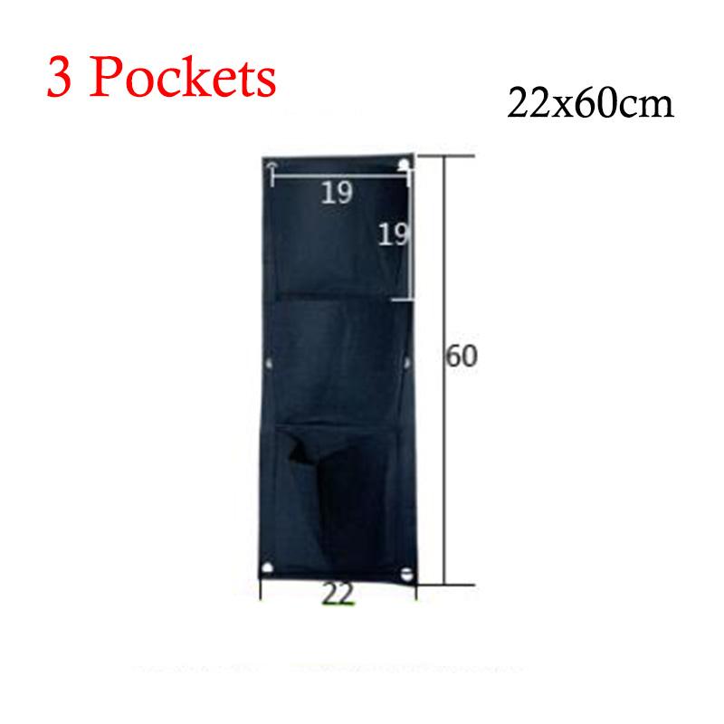 2/4/9 Pockets Vertical Garden Grow Bags Plant Wall Hanging Planting Pots Grow Planter Vegetable Gardening Supplies
