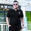 Fat Men's Fat Plus Size Short-sleeved Lapel T-shirt Summer Clothes Oversized Business Collared Polo Body Shirt 195
