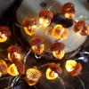 30 LEDs Acorn String Lights Thanksgiving Decorations 9.8ft Fall Lights Forest Decor Fairy Decorative Lights Battery Powered for
