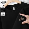 JEEP SPIRIT Men's Mountain Label K Graphic Crewneck Sweatshirt