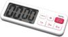 Kitchen Study Timer with Magnet, Large Screen, 100 Minutes, White, TD-395 WH, Big View Plus Timer