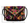 Клатчи Ручная вышивка Зеркальная работа Стильные сумки-слинг для женщин Сумки через плечо для дам и девушек - 22X16 см