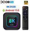 DQ08 Pro RGB Smart TV Box Android 13 RK3528 Quad Core Support 8K Video HDR10+ Dual Wifi6 BT5.0 Set Top Box