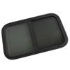 RV Window Horizontal Vertical Rounded Slid with Insect Nets Drain Hole for 645x415mm Motorhome