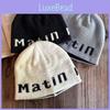 Letter Fashion Street Pattern Neutral Casual Knitted Hat For Autumn And Winter
