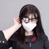 Lolit Eye Patch Gothics Eyepatch Heart Eyepatch Lolit EyeMask Cosplays Eyepatch Single Eye Mask-