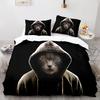 Pet Print Duvet Cover Set Queen for Women 3D Cats Bedding Set Cute Animal Theme Comforter Cover King/Full/Twin Size Quilt Cover