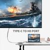 4K 30HZ Type C To HDMI Cable USB C To HDMI Converter TV Display USB 3.1 HDMI Cable Adapter for PC Computer TV Display Phone