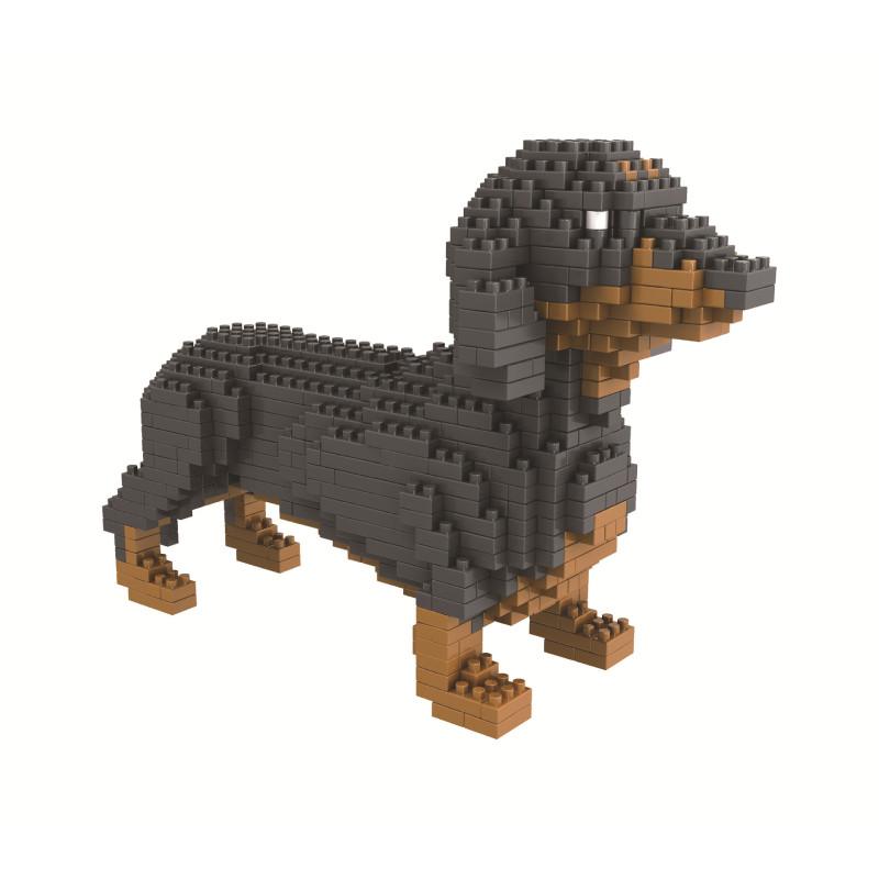 Poodle Poodle Or Dog Figure To Assemble With Nanoblocks Pieces Children Toys