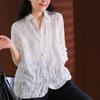 2024 New Summer Shirt Women Lace Blouse Short Sleeve Basic Fashion Tops Tees Casual Loose White Tees