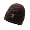 Beanie Knitted Cap Hat Winter Protection Solid Color Caps Outdoor Gift Unisex