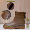 New Retro Martin Boots Women's 2025 Autumn and Winter Thick Heel Short Boots Women's Versatile British Style Thin Boots Casual Women's Boots Tide