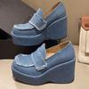 Chunky Platform Wedge Pumps For Women  New Spring Summer Goth Punk Lolita Mary Janes Women Shoes Party Comfy Ladie Loafers