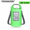 30L PVC Waterproof Dry Bag Outdoor Diving Foldable Storage Beach Swimming Bag Rafting River Ocean Backpack