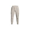 Project Rock Solid Color Joggers With Elastic Waist Men Bottoms Grey 1373572-289