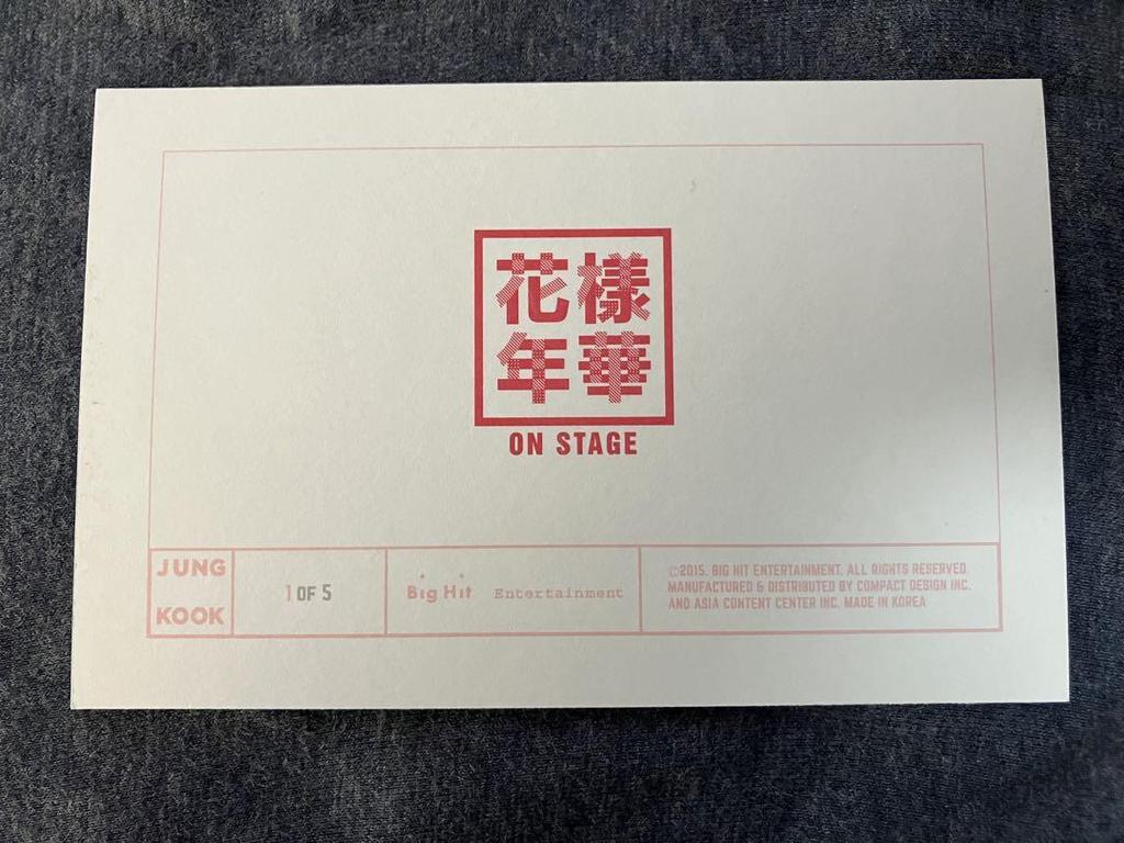 [USED] Official BTS Hwayangyeonhwa ON STAGE Photo Comp