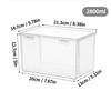 Plastic Storage Box For Office Supplies Large Capacity Transparent A4 Paper Storage Case Desktop Storage Organization