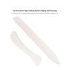 2Pcs Leather Working Tool Bone Folder For Leather Craft Scoring Folding Creasing Edges Paper Plastic Handmade Sewing Tools Part