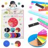 [Understand Fractions Through Images] HapiChil's First Fraction Learning Set: Fraction Puzzles & Fraction Tiles (Magnetic Compatible) with Fraction