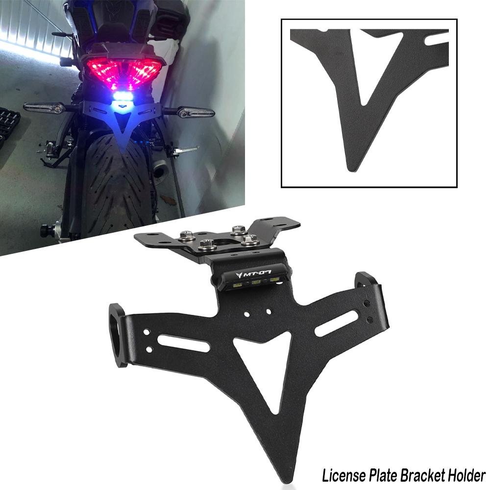 Motorcycle License Plate Holder Fender Eliminator Registration Bracket For Yamaha MT-07 MT 07 FZ07 MT07 2013-