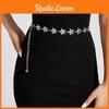 Shiny Metal Waist Chain With Star Pattern For Dresses And Skirts Wear Summer