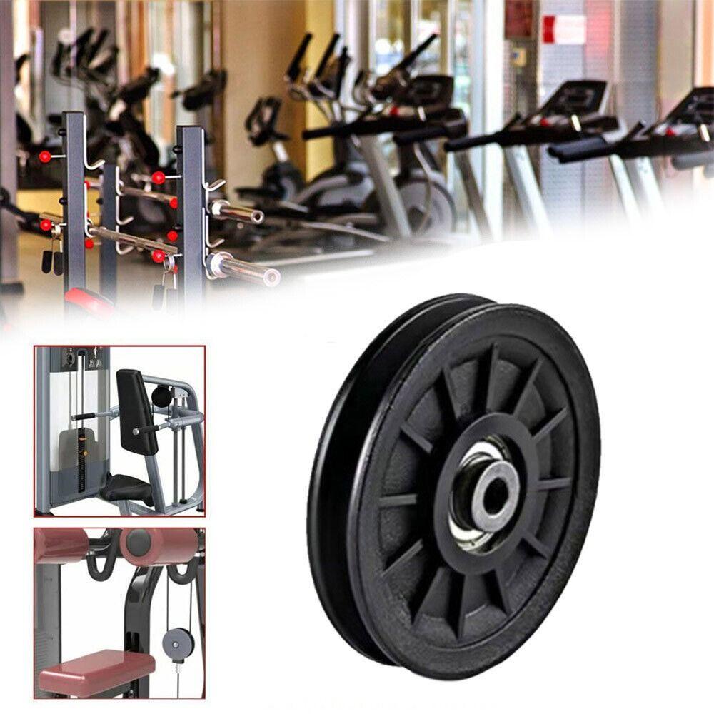 Fitness Equipment Parts Nylon Pulley Cable Machine Part Nylon Bearing Durable Pulley Wheel