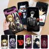 AD99 Death Note Anime Black Case for Xiaomi Poco X6 M5 M6 F5 F6 F1 C65 C55 C50 C51 C40 Redmi Note 7 8 14C A3X 13C 12C 11 10A 9C Pro Sofe Cover