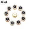 Apparel Sewing Sparkling Flower-shaped Clothes Decoration Rhinestone Buttons Crystal Glass Stone